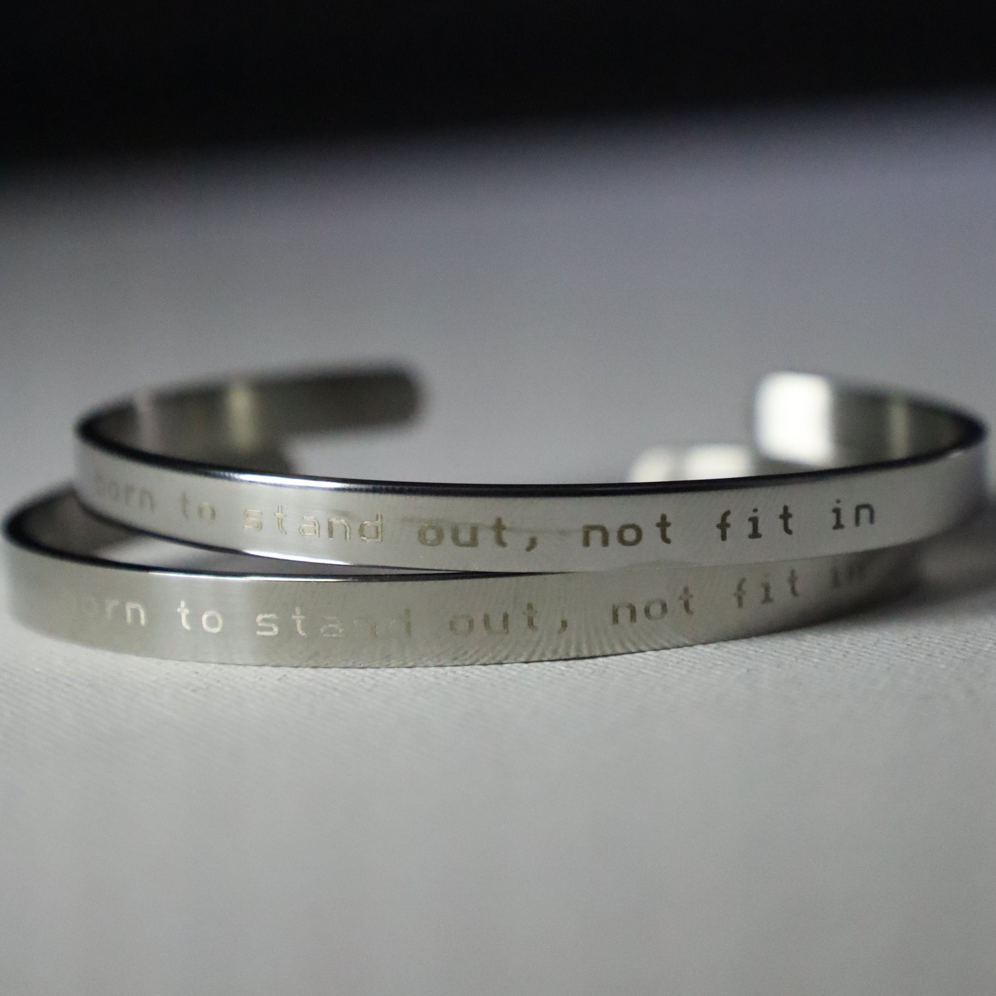 'NEVER FIT IN' BRACELET
