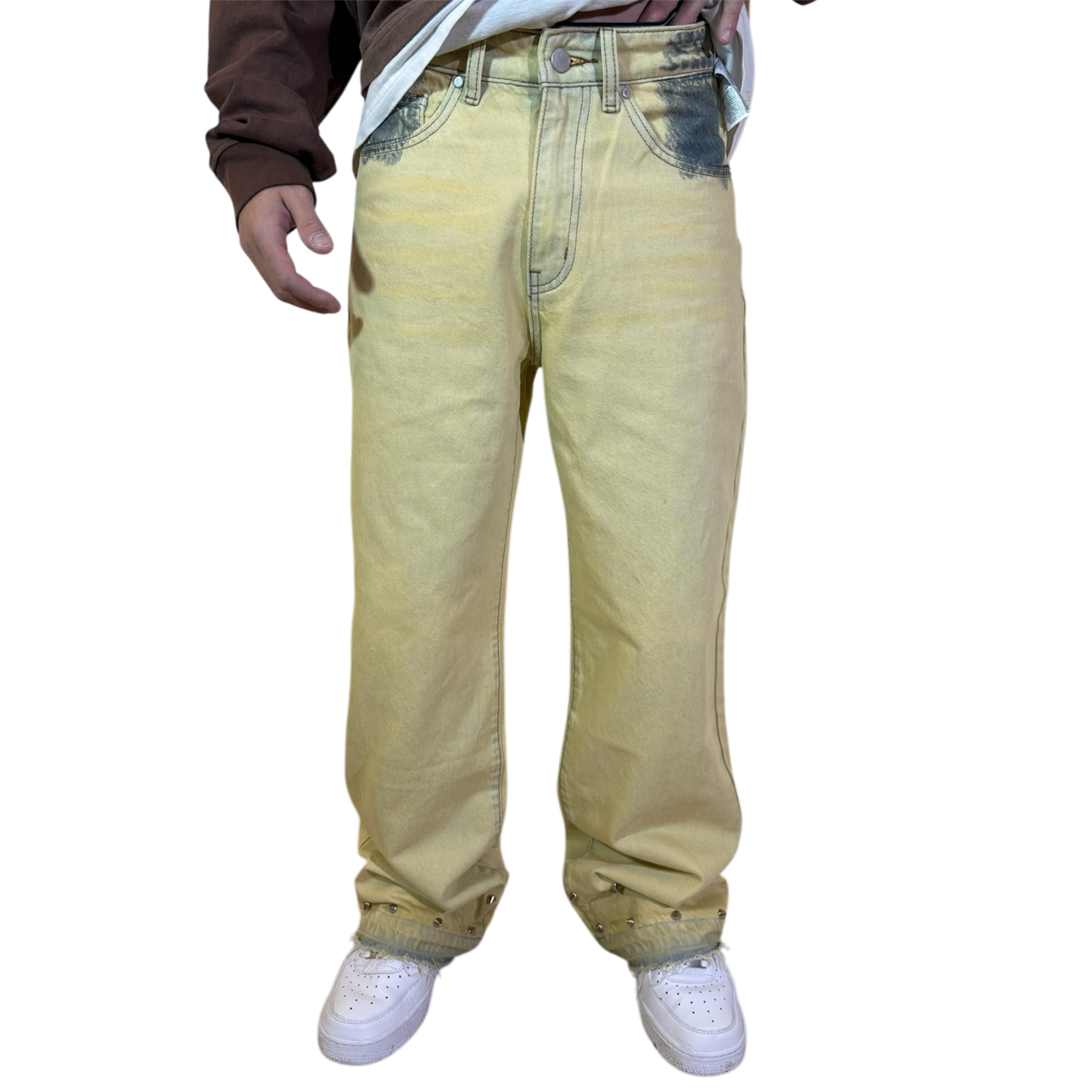'SOLAR WASH' DENIM JEANS