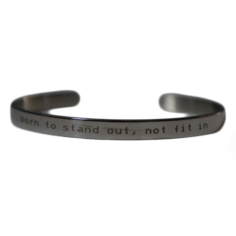 'NEVER FIT IN' BRACELET